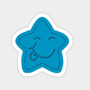 star smiled Sticker